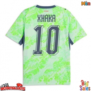 Switzerland Granit Xhaka #10 Replica Away Stadium Shirt World Cup 2026 Short Sleeve
